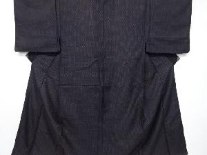 アンティーク　絣柄織り出し手織り紬男物着物